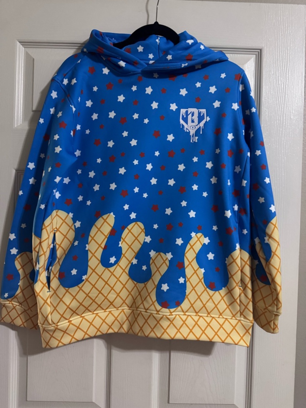 Baseball Lifestyle 101 Youth Ice Cream Hoodie YXL - Picture 4 of 6